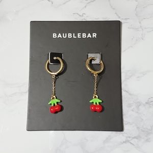 🌟HP🌟 Baublebar Cherry Chain Link Drop Earrings